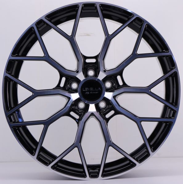 LEVELLA Wheels | RZ4 | 8,5x20 ET45 | 5x112 | Schwarz Hochglanz - Front gedreht*