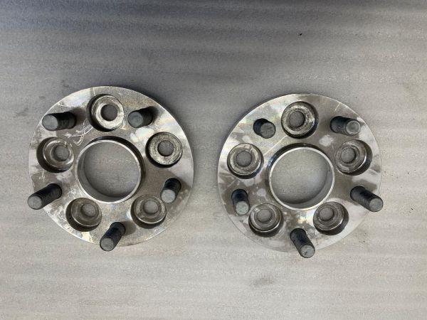 SCC Spurverbreiterung Distanzscheiben | 15mm (30mm/Achse) Lk 5x100 5x112 11320S55G NLB 57,1 gebr.