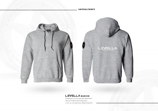 LEVELLA Hoodie | BASICS ASPHALT Grey