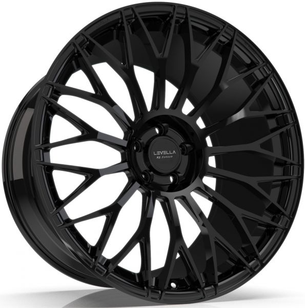 LEVELLA Wheels | RZ7 | VA: 9Jx20 ET20 & HA: 11Jx20 ET50 | 5x112 | Schwarz Mercedes AMG C63 S