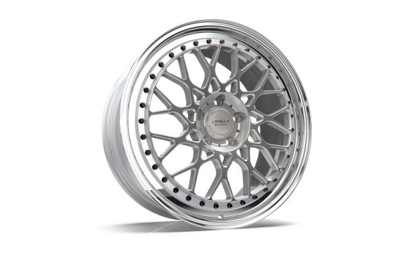 LEVELLA Wheels | RZ5 | 8,5x19 ET35 | 5x112 | Silber glänzend | Rand Poliert